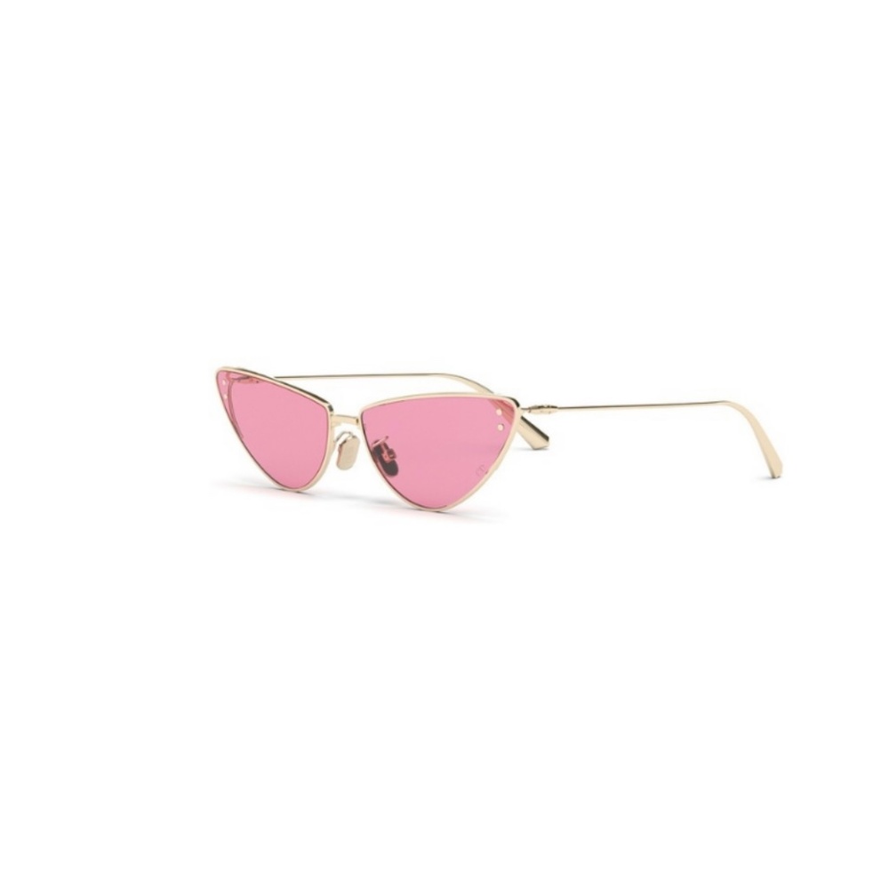 Golden Metal Frame MISS Dior Cat-Eye Sunglasses